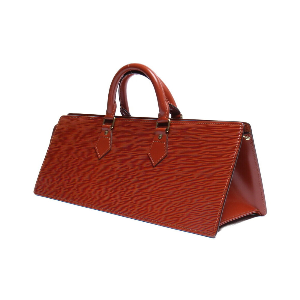 Louis Vuitton Leather Handbag Triangle Epi Sac